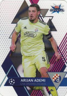 Arijan Ademi Dinamo Zagreb 2019/20 Topps Crystal Champions League Base card #62